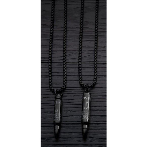 COPY - men bullet necklace - Picture 2 of 3